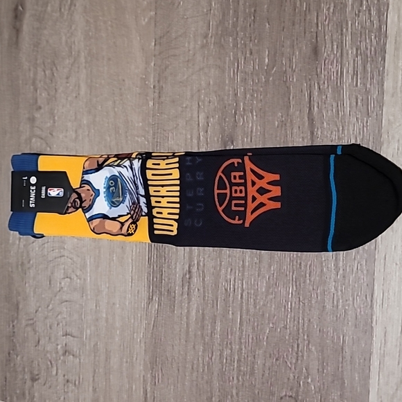 Steph Curry Stance Socks Size 9-13 mens - Picture 4 of 5